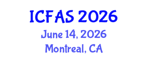 International Conference on Financial and Actuarial Sciences (ICFAS) June 14, 2026 - Montreal, Canada