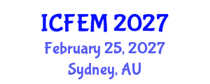 International Conference on Financial and Economic Management (ICFEM) February 25, 2027 - Sydney, Australia International Conference on Financial and Economic Management (ICFEM) February 25, 2027 - Sydney, Australia