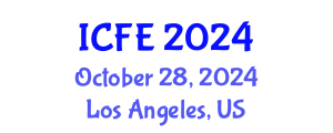 International Conference on Financial Engineering (ICFE) October 28, 2024 - Los Angeles, United States