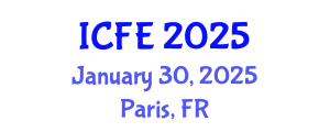 International Conference on Financial Engineering (ICFE) January 30, 2025 - Paris, France