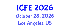 International Conference on Financial Engineering (ICFE) October 28, 2026 - Los Angeles, United States