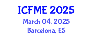 International Conference on Financial Mathematics and Engineering (ICFME) March 04, 2025 - Barcelona, Spain