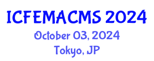 International Conference on Finite Element Modelling and Analysis of Composite Materials and Structures (ICFEMACMS) October 03, 2024 - Tokyo, Japan