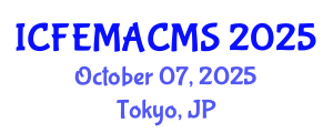 International Conference on Finite Element Modelling and Analysis of Composite Materials and Structures (ICFEMACMS) October 07, 2025 - Tokyo, Japan