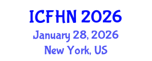 International Conference on Fish Health and Nutrition (ICFHN) January 28, 2026 - New York, United States