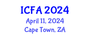 International Conference on Fisheries and Aquaculture (ICFA) April 11, 2024 - Cape Town, South Africa