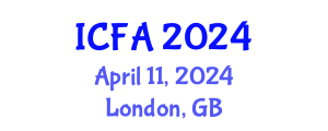 International Conference on Fisheries and Aquaculture (ICFA) April 11, 2024 - London, United Kingdom