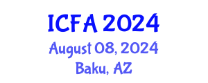 International Conference on Fisheries and Aquaculture (ICFA) August 08, 2024 - Baku, Azerbaijan