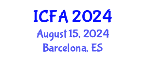 International Conference on Fisheries and Aquaculture (ICFA) August 15, 2024 - Barcelona, Spain