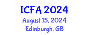 International Conference on Fisheries and Aquaculture (ICFA) August 15, 2024 - Edinburgh, United Kingdom