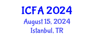 International Conference on Fisheries and Aquaculture (ICFA) August 15, 2024 - Istanbul, Turkey