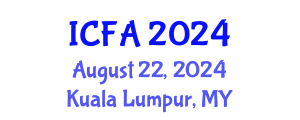 International Conference on Fisheries and Aquaculture (ICFA) August 22, 2024 - Kuala Lumpur, Malaysia