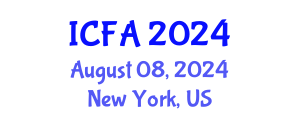 International Conference on Fisheries and Aquaculture (ICFA) August 08, 2024 - New York, United States