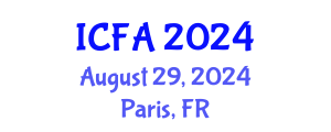 International Conference on Fisheries and Aquaculture (ICFA) August 29, 2024 - Paris, France