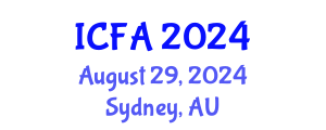 International Conference on Fisheries and Aquaculture (ICFA) August 29, 2024 - Sydney, Australia