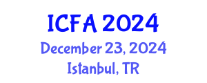 International Conference on Fisheries and Aquaculture (ICFA) December 23, 2024 - Istanbul, Turkey