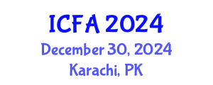 International Conference on Fisheries and Aquaculture (ICFA) December 30, 2024 - Karachi, Pakistan