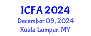 International Conference on Fisheries and Aquaculture (ICFA) December 09, 2024 - Kuala Lumpur, Malaysia