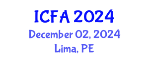 International Conference on Fisheries and Aquaculture (ICFA) December 02, 2024 - Lima, Peru