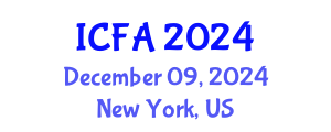 International Conference on Fisheries and Aquaculture (ICFA) December 09, 2024 - New York, United States