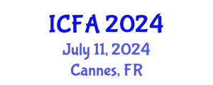 International Conference on Fisheries and Aquaculture (ICFA) July 11, 2024 - Cannes, France