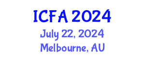 International Conference on Fisheries and Aquaculture (ICFA) July 22, 2024 - Melbourne, Australia
