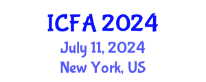 International Conference on Fisheries and Aquaculture (ICFA) July 11, 2024 - New York, United States