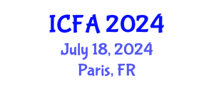 International Conference on Fisheries and Aquaculture (ICFA) July 18, 2024 - Paris, France