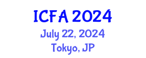 International Conference on Fisheries and Aquaculture (ICFA) July 22, 2024 - Tokyo, Japan