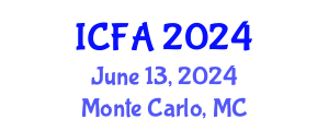 International Conference on Fisheries and Aquaculture (ICFA) June 13, 2024 - Monte Carlo, Monaco
