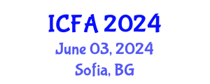 International Conference on Fisheries and Aquaculture (ICFA) June 03, 2024 - Sofia, Bulgaria