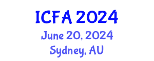 International Conference on Fisheries and Aquaculture (ICFA) June 20, 2024 - Sydney, Australia