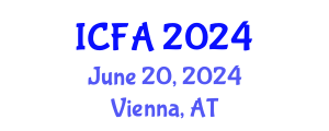 International Conference on Fisheries and Aquaculture (ICFA) June 20, 2024 - Vienna, Austria
