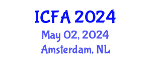 International Conference on Fisheries and Aquaculture (ICFA) May 02, 2024 - Amsterdam, Netherlands