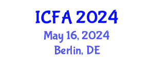 International Conference on Fisheries and Aquaculture (ICFA) May 16, 2024 - Berlin, Germany