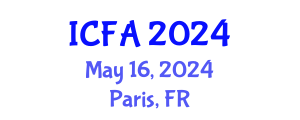 International Conference on Fisheries and Aquaculture (ICFA) May 16, 2024 - Paris, France