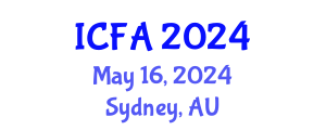 International Conference on Fisheries and Aquaculture (ICFA) May 16, 2024 - Sydney, Australia
