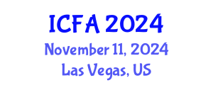 International Conference on Fisheries and Aquaculture (ICFA) November 11, 2024 - Las Vegas, United States