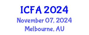 International Conference on Fisheries and Aquaculture (ICFA) November 07, 2024 - Melbourne, Australia