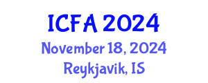 International Conference on Fisheries and Aquaculture (ICFA) November 18, 2024 - Reykjavik, Iceland