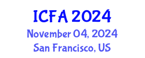 International Conference on Fisheries and Aquaculture (ICFA) November 04, 2024 - San Francisco, United States