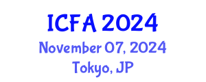 International Conference on Fisheries and Aquaculture (ICFA) November 07, 2024 - Tokyo, Japan