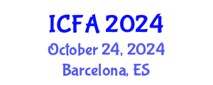 International Conference on Fisheries and Aquaculture (ICFA) October 24, 2024 - Barcelona, Spain