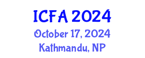International Conference on Fisheries and Aquaculture (ICFA) October 17, 2024 - Kathmandu, Nepal