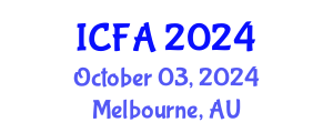 International Conference on Fisheries and Aquaculture (ICFA) October 03, 2024 - Melbourne, Australia