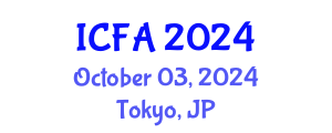 International Conference on Fisheries and Aquaculture (ICFA) October 03, 2024 - Tokyo, Japan