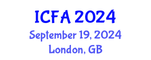 International Conference on Fisheries and Aquaculture (ICFA) September 19, 2024 - London, United Kingdom