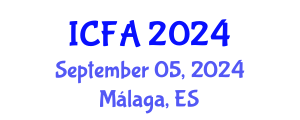 International Conference on Fisheries and Aquaculture (ICFA) September 05, 2024 - Málaga, Spain