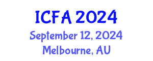 International Conference on Fisheries and Aquaculture (ICFA) September 12, 2024 - Melbourne, Australia