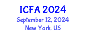 International Conference on Fisheries and Aquaculture (ICFA) September 12, 2024 - New York, United States